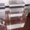 acrylic cubes